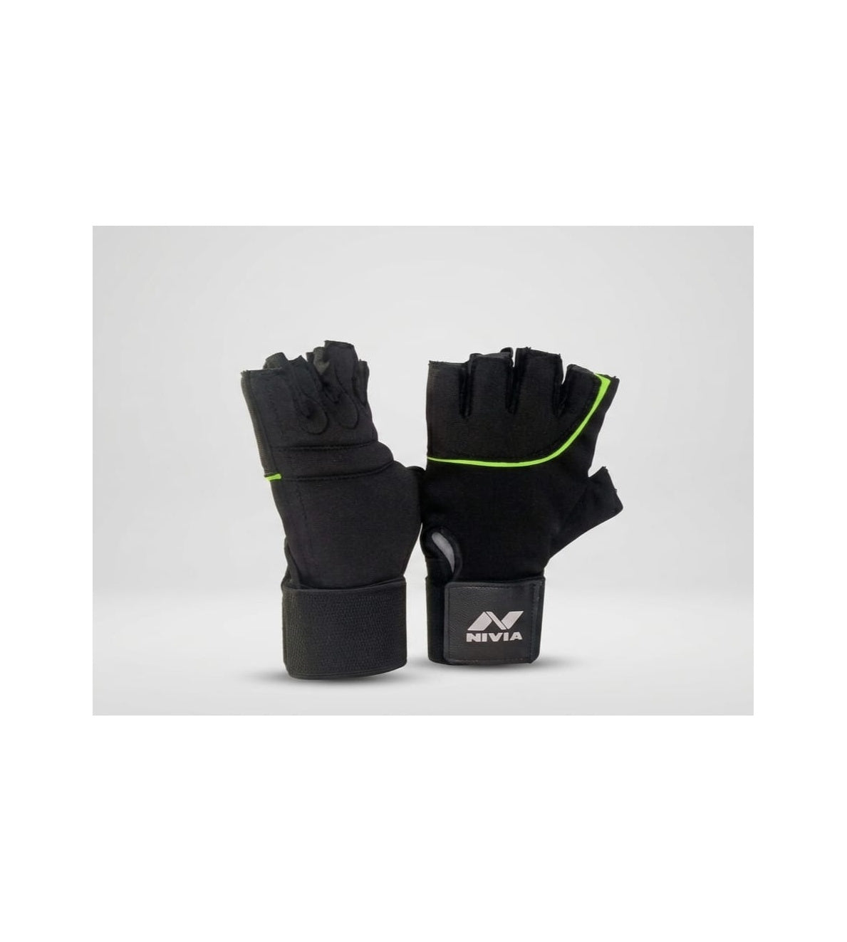 Gym gloves with wrist support